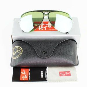 Ray-Ban Sunglasses Dark Green Silver Lens
